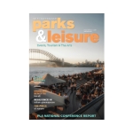A magazine cover showing the Summer edition of the Australasian Parks & Leisure Journal