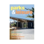 A magazine cover showing the Spring edition of the Australasian Parks & Leisure Journal